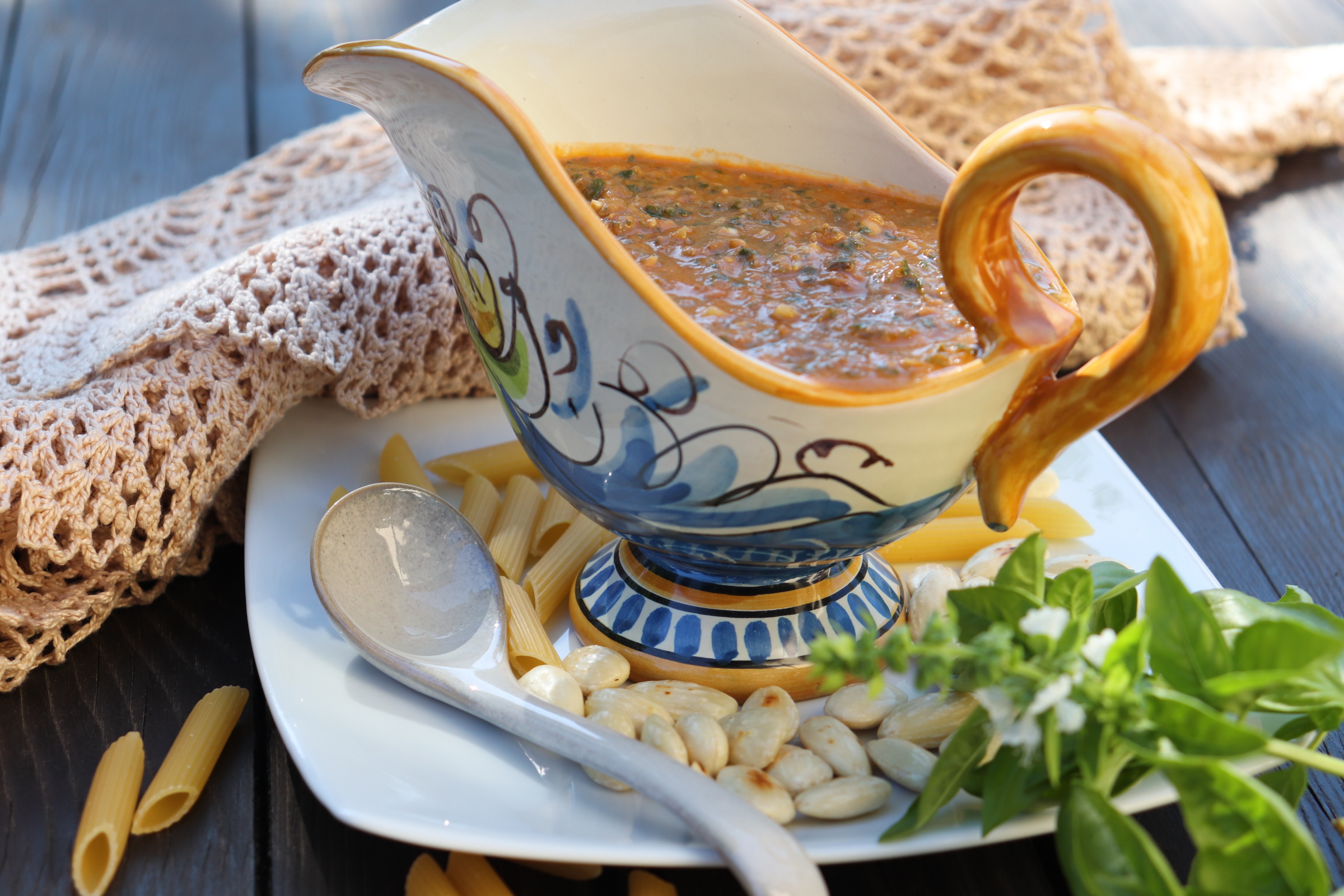 Receita original de pesto trapanese